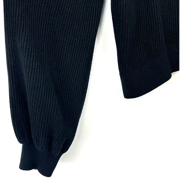 Lululemon Women Reversible Crossover Sweater Black Size 10 M/L Boxy Comfy 1401T3 - Picture 10 of 12